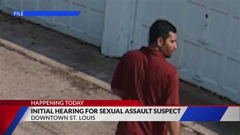 Initial hearing for sexual assault suspect today